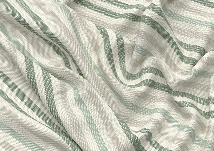 Emily Bond Cornish Stripe, Fern - Made to Measure Curtains - Image 4